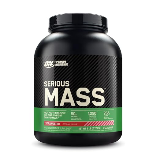 Optimum Nutrition Serious Mass, Weight Gainer Protein Powder with Immune Support Optimum NutritionUS supplements
