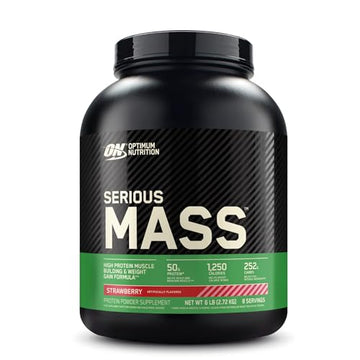 Optimum Nutrition Serious Mass, Weight Gainer Protein Powder with Immune Support Optimum NutritionUS supplements