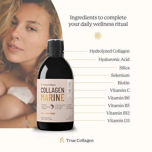 True Collagen - Premium 11000mg Collagen Marine I Pure Hydrolyzed Collagen (Type I & III) True CollagenAu supplements
