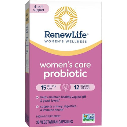 Renew Life Women's Probiotic Capsules, Supports pH Balance for Women, Vaginal, Urinary Renew LifeUS supplements
