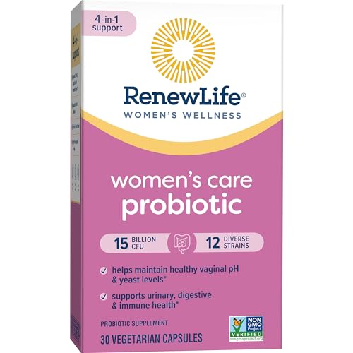 Renew Life Women's Probiotic Capsules, Supports pH Balance for Women, Vaginal, Urinary Renew LifeUS supplements