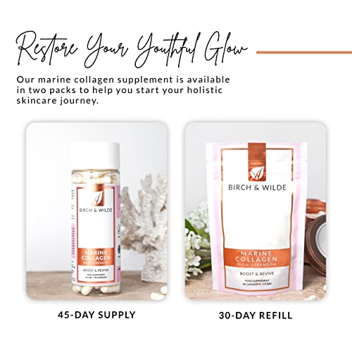 Birch & Wilde Marine Collagen Peptides for Beautiful Skin & Hair and Stronger Bones & Joints BIRCH & WILDEAu supplements