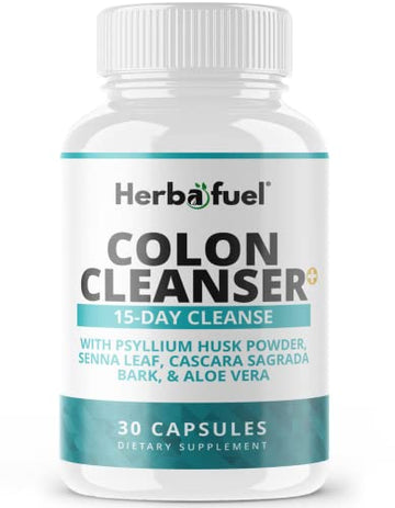Herbafuel Colon Cleanse - Supports Detox, Gut Health, & Bloating Relief - Contains Herbs HerbafuelAu supplements