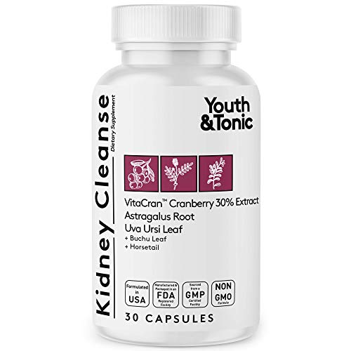 Youth & Tonic Kidney Cleanse Detox for Residual Metabolic Waste & Excess Body Water for Urinary Tract Youth & TonicAu supplements