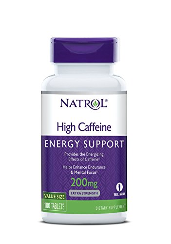 Natrol High Caffeine Tablets, Energy Support, Helps Enhance (Pack of 12) NatrolAu supplements