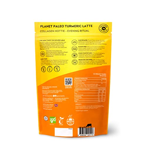 Planet Paleo Pure Collagen - Turmeric Latte (260g, 25 Servings) Planet PaleoAu supplements