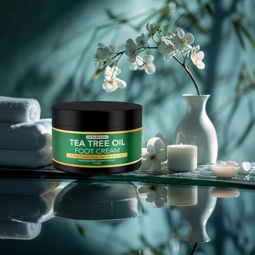 Tea Tree Oil Foot Cream For Dry Cracked Heels Repair - Natural Foot Cream For Dry Cracke USA NaturalsUS supplements