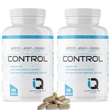 Control-Appetite Suppressant | Hunger Suppression, Fat & Carb Blocker, Reduce Cravings iQ Supplement LabsUS supplements