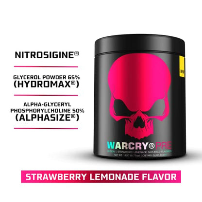 WARCRY Pre-Workout Powder - Ultra Energy, Strength, Clear Focus & Pumps with Nitrosigine WARCRYUS supplements