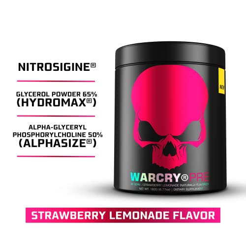 WARCRY Pre-Workout Powder - Ultra Energy, Strength, Clear Focus & Pumps with Nitrosigine WARCRYAu supplements