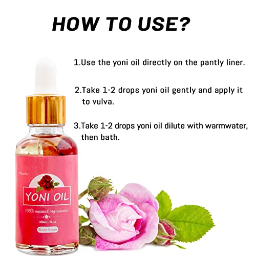 2 Packs Yoni Oil for Women, All Natural Feminine Oil Intimate Deodorant for Women, Ph Balanced WovarkieAu supplements