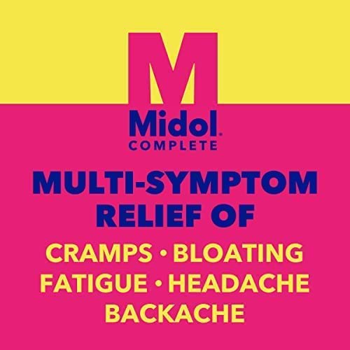 Midol Complete Caplets with Acetaminophen for Menstrual Symptom Relief - 50 Count MidolUS supplements