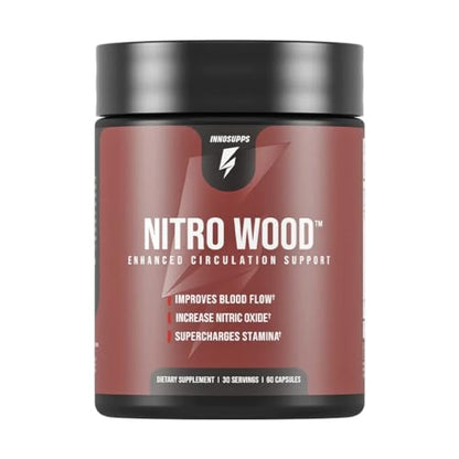 Choi Moid Bundle LED Light Key Chain + Nitro Wood Enhanced Circulation Nitric Oxide GenericUS supplements