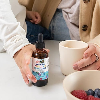 MaryRuth Organics USDA Toddler Liquid Drops | Zinc Sulfate | Immune Support Supplement| Skin Health | Vegan | Formulated for Ages 1-3 | Delicious Berry Flavor | 1 Month Supply | 2 Fl Oz MARYRUTH'SUS supplements