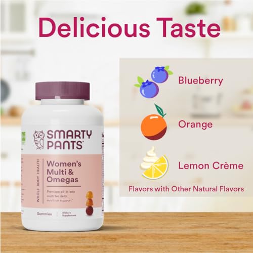 SmartyPants Women's Multivitamin Gummies: Omega 3 Fish Oil (EPA/DHA), Methylfolate SmartyPantsAu supplements