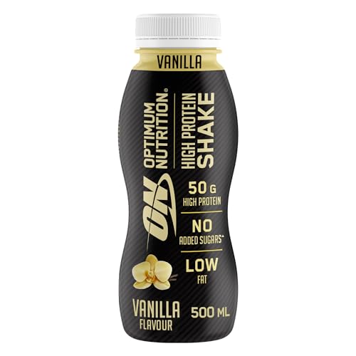 Optimum Nutrition High Protein Shake Bottles, Ready To Drink Healthy Snacks, No added Optimum NutritionUS supplements