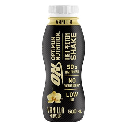 Optimum Nutrition High Protein Shake Bottles, Ready To Drink Healthy Snacks, No added Optimum NutritionUS supplements