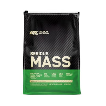 Optimum Nutrition Serious Mass Weight Gainer Protein Powder Vitamin C Zinc and Vitamin Optimum NutritionUS supplements