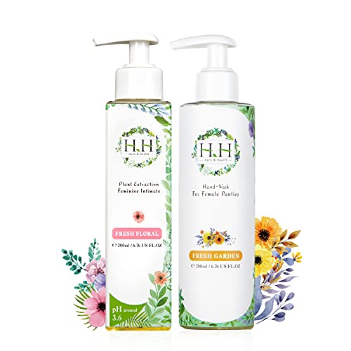 Feminine Wash+Panties Stain Remover Detergent - Natural Essential Oil Scent Vaginal Wash Women HH Herb & HealthAu supplements