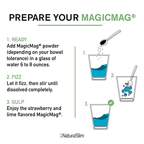 NaturalSlim Magicmag Pure Magnesium Citrate Powder – Stress, Constipation, Muscle NaturalSlimUS supplements