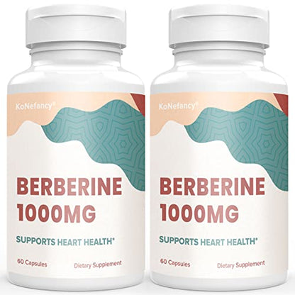 KoNefancy Berberine 1000mg with Silymarin,High Absorption Berberine HCL Supplements KoNefancyUS supplements