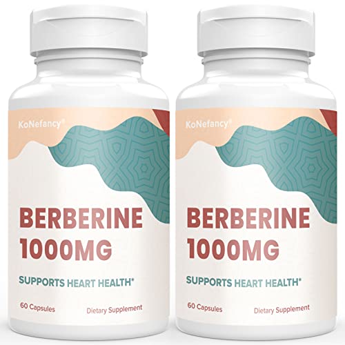 KoNefancy Berberine 1000mg with Silymarin,High Absorption Berberine HCL Supplements KoNefancyUS supplements