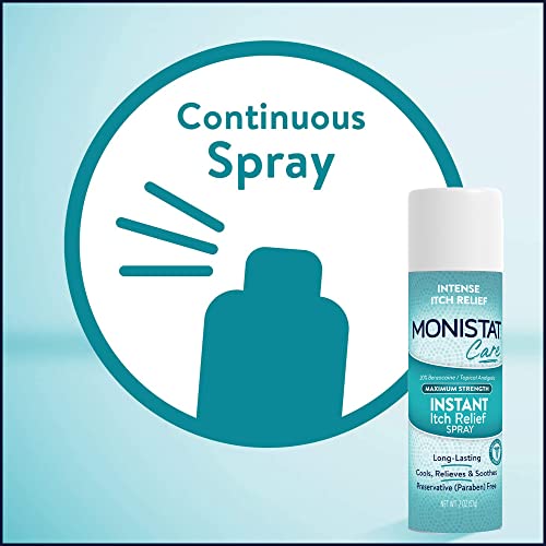 Monistat Instant Itch Relief Spray for Women, Maximum Strength Feminine Itch Care, 2 oz MonistatAu supplements