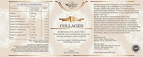 Sky Premium Life Hydrolysed Collagen Type I Food Supplement - Strawberry Taste Sky Premium LifeAu supplements