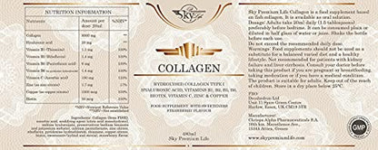 Sky Premium Life Hydrolysed Collagen Type I Food Supplement - Strawberry Taste Sky Premium LifeUS supplements