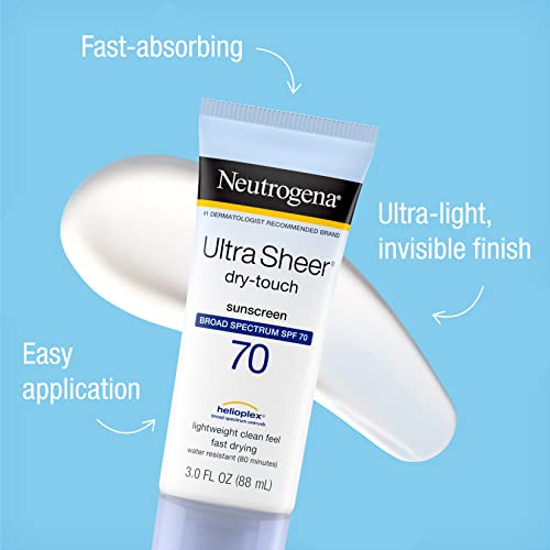 Neutrogena Ultra Sheer Dry-Touch Sunscreen Lotion, Broad Spectrum SPF 70 UVA/UVB NeutrogenaAu supplements
