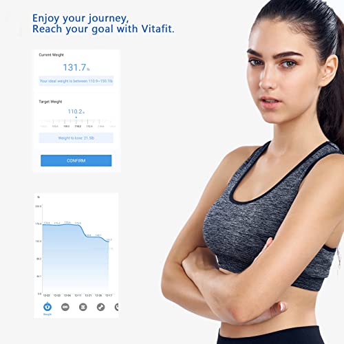 Vitafit Smart Scales for Body Weight and Fat Percentage, Weighing Professional Since 2001 VitafitUS supplements