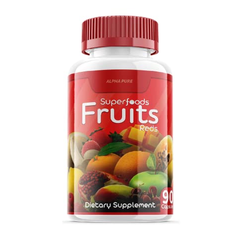 90 Capsules Each Bottle 540 Capsules superfoods Veggies Greens and Reds Fruits Triple Alpha PureUS supplements