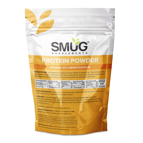 SMUG Supplements Low Calorie Protein Powder - Banana, Chocolate, Strawberry or Vanilla SMUG SupplementsAu supplements