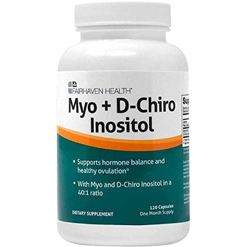 Fairhaven Health Myo-Inositol and D-Chiro Inositol Supplement | 40:1 Ratio | Female Fairhaven HealthUS supplements
