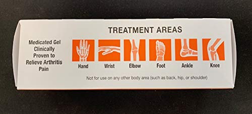 Perrigo Diclofenac Sodium (NSAID) Topical Gel, 1% with dosing Card., 3.53 oz (100 g), arthrits Pain Relief Anti inflamatory for Hand, Wrist, Elbow, Foot, Ankle, Knee. Compare to VOLTAREN 1% Gel. PerrigoAu supplements