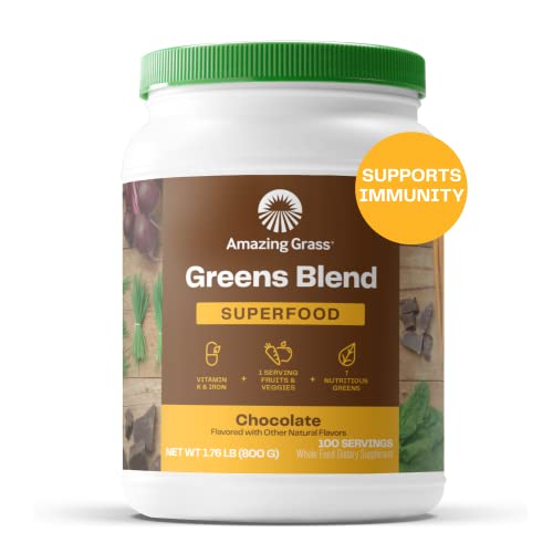 Amazing Grass Greens Blend Superfood: Super Greens Powder Smoothie Amazing GrassUS supplements