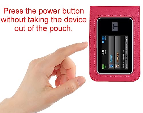 Carry pouch with a transparent window and pocket for Tandem Diabetes Care Insulin Pump usastar-SNKAu supplements