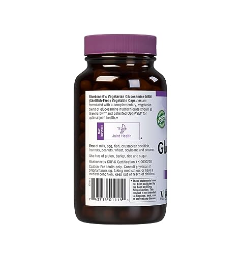 BlueBonnet Vegetarian Glucosamine Plus MSM Supplement, 120 Count ('743715011151) BlueBonnetAu supplements