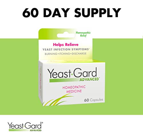 YeastGard Advanced Homeopathic Remedy Capsules - 60 count Bottle Yeast-GardAu supplements
