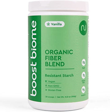 Boost Biome Fiber Supplement Organic Super Greens Powder – Supports Bloating Relief Boost BiomeAu supplements