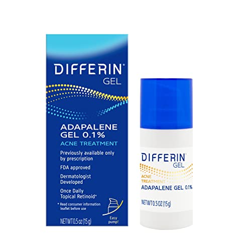 Differin Acne Treatment Gel, 30 Day Supply, Retinoid Treatment for Face DifferinUS supplements