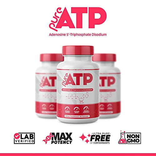 Pure ATP Capsules, Adenosine Triphosphate - Increase Energy, Endurance, Strength BulkStimulants.comAu supplements