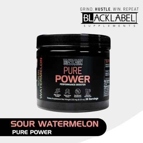 BLACKLABEL Supplements - Pure Power - Pre-Workout Dietary Supplement - Performance BLACKLABEL SupplementsAu supplements