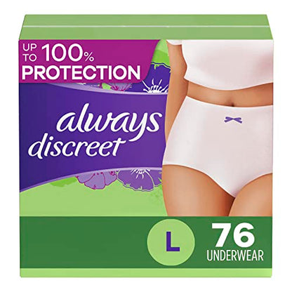 Always Discreet Adult Incontinence Underwear for Women and Postpartum Always DiscreetUS supplements