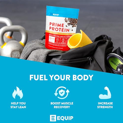 Equip Foods Prime Protein - Grass Fed Beef Protein Powder Isolate - Paleo and Keto EquipUS supplements