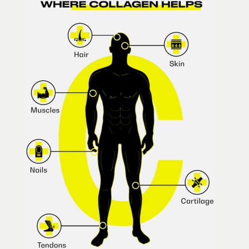 Hydrolysed Marine Liquid Collagen - 6000mg Type 1 Collagen Peptides enriched with 7 Vitamins HimmenseAu supplements