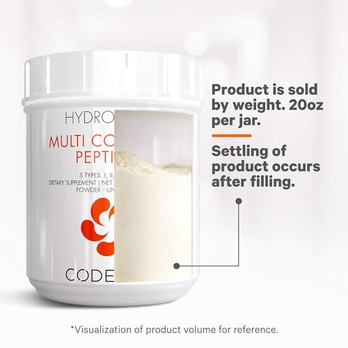Code Age Multi-Collagen Protein Powder Hydrolyzed 20Oz All-in-One Super Bone Broth CodeageUS supplements