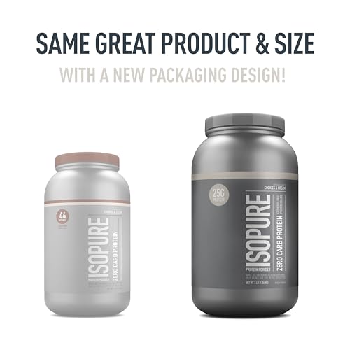 Isopure Protein Powder, Zero Carb Whey Isolate with Vitamin C & Zinc for Immune Support IsopureUS supplements