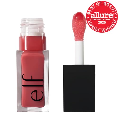 e.l.f. Glow Reviver Lip Oil, Nourishing Tinted Lip Oil For A High-shine Finish, Infused With Jojoba Oil, Vegan & Cruelty-free, Rose Envy e.l.f.Au supplements