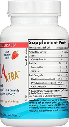 Nordic Naturals Strawberry Dha Xtra 1660 Mg 60 Sg, 60 Ct Nordic NaturalsAu supplements